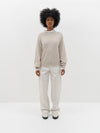 batwing cashmere crew knit