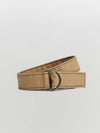 contrast stitch gabardine belt