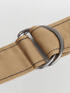 contrast stitch gabardine belt