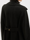 raised twill trench coat