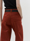 organic twill double knee pant