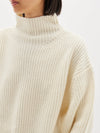 chunky ribbed turtle neck knit