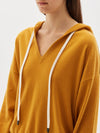 cashmere weekend hooded knit