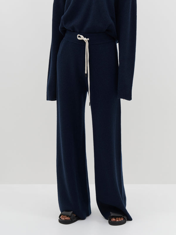 cashmere weekend track pant