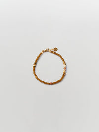 lanai & co moonkaite and brown sand cast bracelet