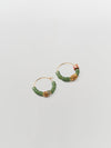 lanai & co green sandcast hoops