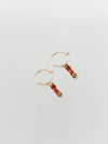 lanai & co red java drop earrings