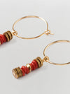 lanai & co red java drop earrings