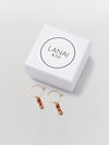 lanai & co red java drop earrings