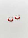 lanai & co red java mini hoops