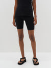 slim rib bike short