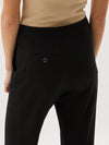 twill zip detail travel pant