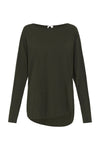 coverstitch detail long sleeve t.shirt