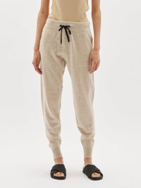 cashmere stitch detail pant