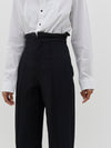 waistband detail tailored pant