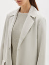 viscose twill travel trench